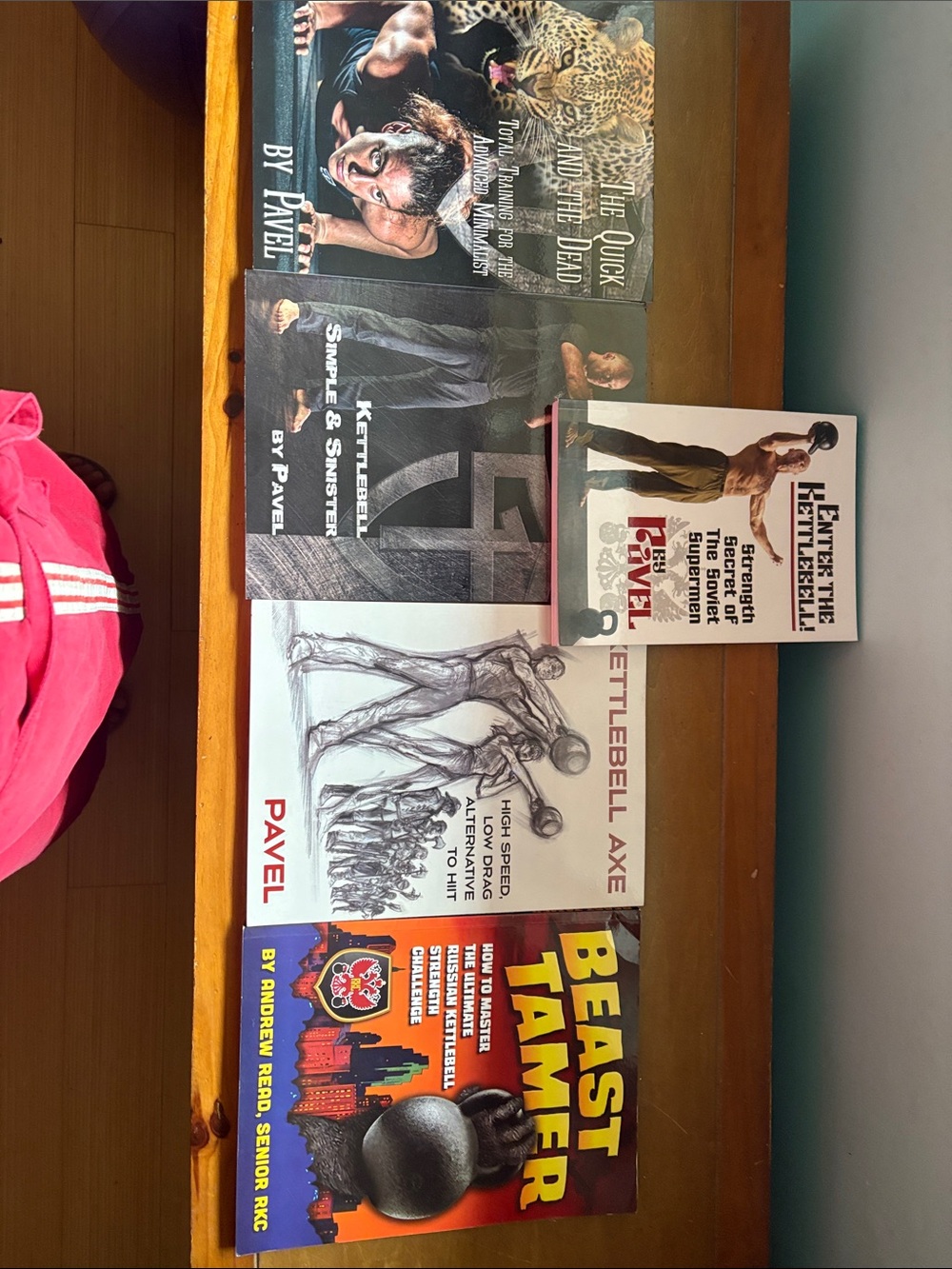 Kettlebell Book Set — Black, White, Red Covers